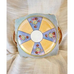 Vintage Deco Mid Century Japan Porcelain Platter